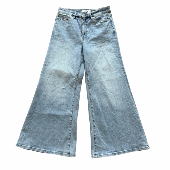 Mica Denim - Mica High Rise Super Wide Leg Palazzo Crop Jeans Women 29